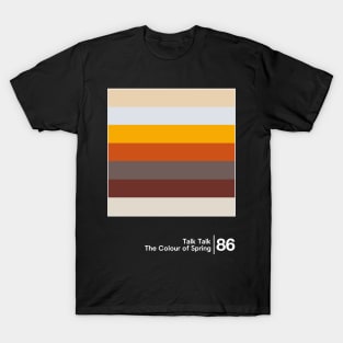 Talk Talk - The Colour Of Spring / Minimal Style Graphic Artwork Design T-Shirt